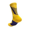 Wholesale custom logo athletic running basketball cotton terry men crew sports socks