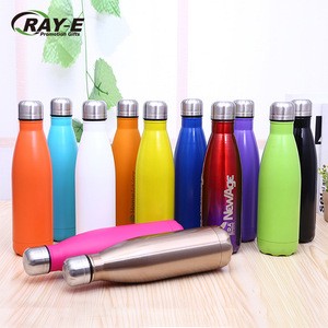 wholesale custom logo for promotion thermos flasks insulated stainless steel water vacuum bottle