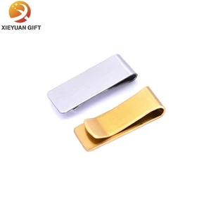 Wholesale Customized logo Blank Stainless Steel Money clip