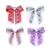 Import Wholesale Cute Kids Girls Custom Printed Grosgrain Ribbon Bow Elastic Nylon Hair Ties from China