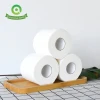 Wholesale double ply funny bamboo rolls toilet tissue raw material wood pulp custom logo tissue paper packaging