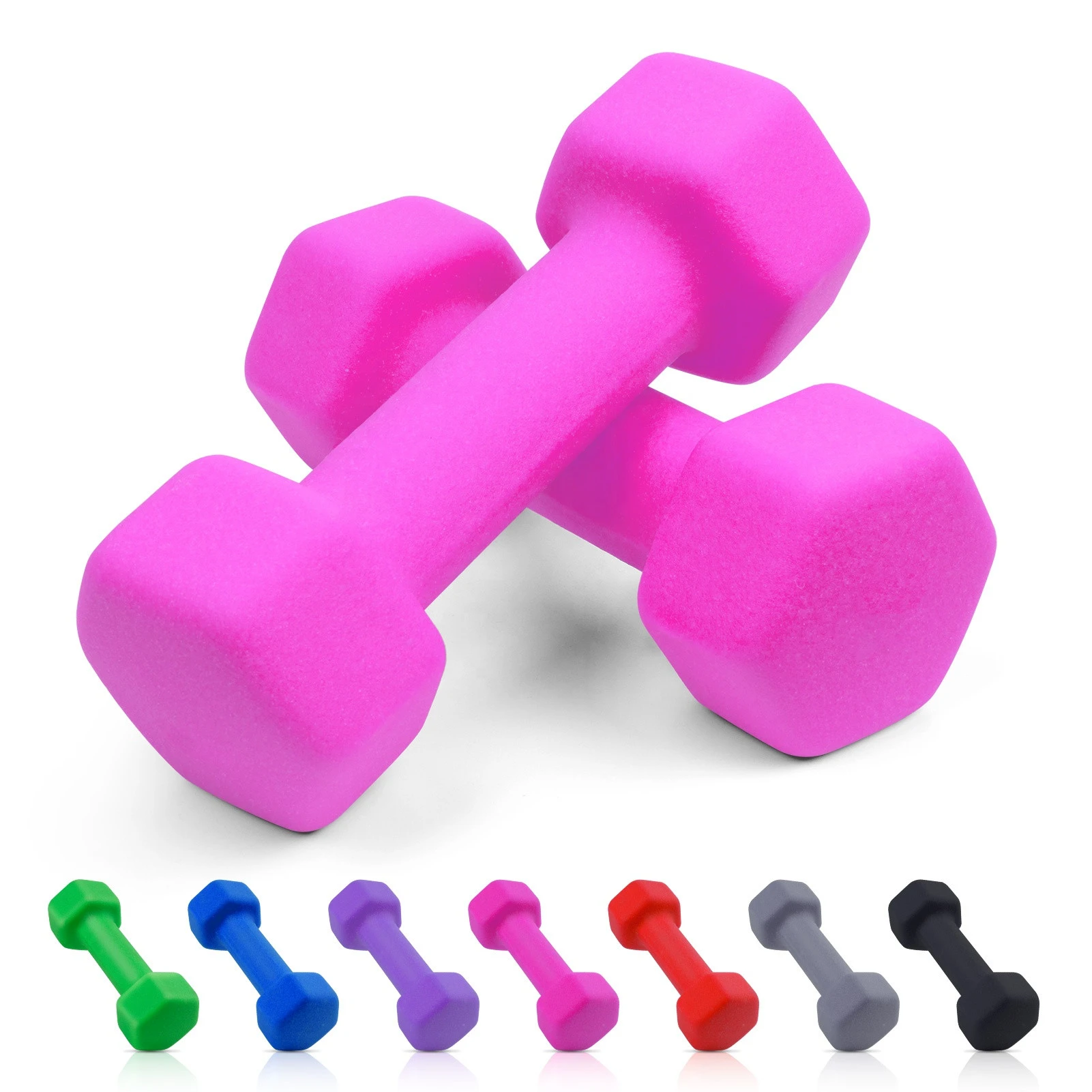 Wholesale Dumbbell Weight Set Gym Equipment Colorful Yoga Small Sports Dumbbells