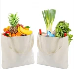 Wholesale Eco Friendly Canvas Tote Bag Plain Cotton Bags With Customized Logo