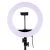 Import wholesale high quality low price 14inch remote control selfie ring light with phone holder and tripod 3 color mode aro de luz se from China