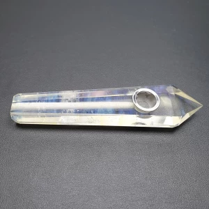 Wholesale high quality natural quartz stone crystal smoking pipes weed accessories
