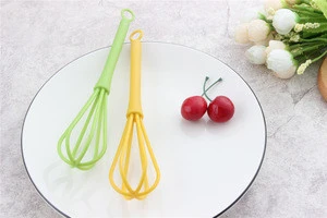 Wholesale high-quality silicone manual egg beater mini hand egg whisk egg tools for cooking