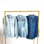 Wholesale Jean Shirt Used Clothes 45 kgs per Bale Used Clothes Mixed Used Clothing