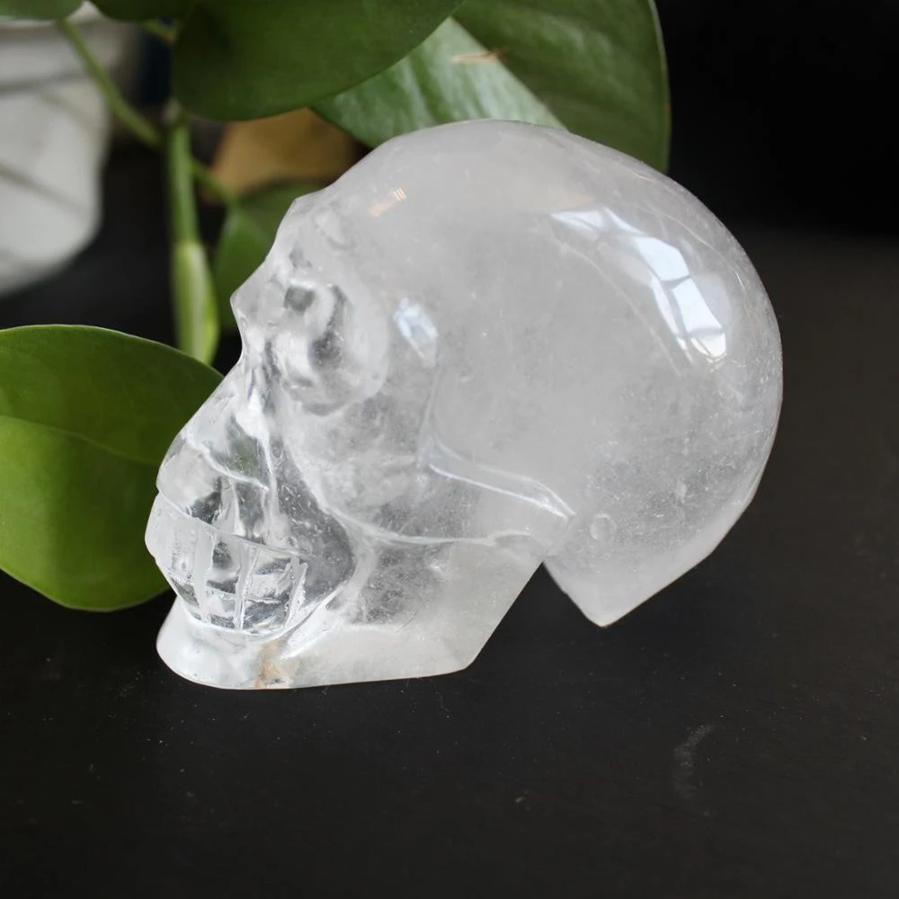 Wholesale Natural Clear Quartz Carved Gemstone Skulls