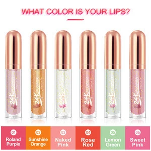 Wholesale OEM Custom Makeup Glitter Liquid Lipstick Private Label Lip Gloss