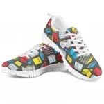Wholesale OEM Study Time Book Design Printed Fashion Sneakers Casual Shoes Men Sports Running Gym Shoes
