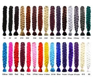 Buy Wholesale Ombre Braiding Hair In Bulk 41 Inch 165g Synthetic