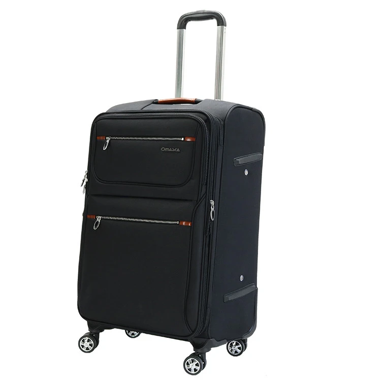 Wholesale  Oxford Waterproof Upright System Telescopic Handle Carry On Travel Trolley Luggage Bag