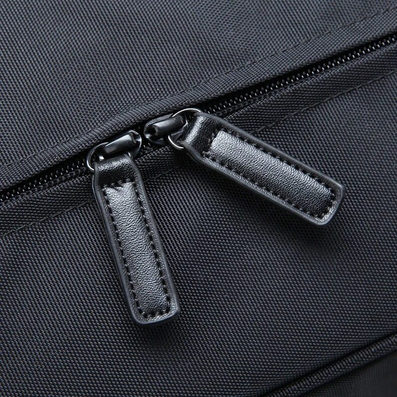 Wholesale Portable Polyester Lightweight Business Travel Messenger Courier Bag Black laptop briefcase