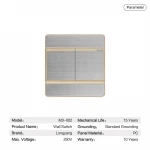 Wholesale Price Electric Touch Wall Panel Board Switch