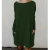 Import Wholesale price pullover O neck knitted dress splicing long sleeve knitted dress from China