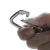 Import Wholesale Security Buckle Gourd Spring Hook Keychain 304 Stainless Steel Carabiner easy snap hook from China