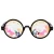 Import Wholesale sunglasses kaleidoscope glasses party round frame glass crystal lens fashion designer goggles from China