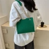 Wholesale Sweet Beauty Stone Pattern Felt Shoulder Bag Simple Casual Large capacity solid color Chain underarm handbag