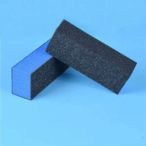 Wholesale Two Color Three Way Blue Orange Purple Buffer Block Eco Friendly Mini Disposable Nail Buffer Block Professional
