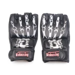 Wholesale ufc Half Finger Leather Boxing Gloves mma Sparring Gloves