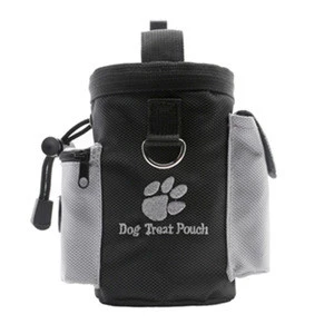 Wholesales High Quality Oxford Cloth Adjustable Training Dog Treat Pouch Bag with Eco-friendly Plastic Belt Clip