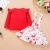 Import Winter Newborn Baby Girl Kids Christmas Clothes Long Sleeve Deer Tops Bowknot Suspender Skirt Set from China