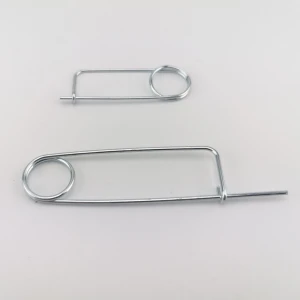 Wire Coiled Tension safety pin  lynch pin wire lock pin