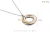 Import Women Accessories Long Chain Necklace Jewelry Stainless Steel Pendant Zircon Necklace from China