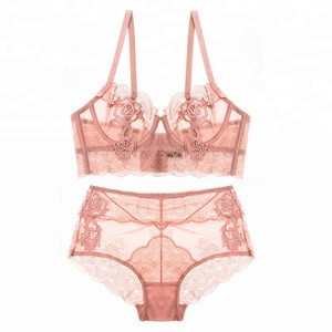 Transparent Bra Pattern Buy Women Brassiere Bra And Panties Transparent Lace Lingerie Bras Set ...