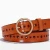 Import Women Stylish Vintage Hollow Center  Pin Buckle Genuine Cowhide Leather All-Match Waistband Waist Belt from China