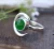 Import Womens Handmade Gemstone 925 Sterling Silver Birthday Wholesale Indian Green Onyx Ring from India