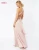 Import Womens Parties Long Sexy Jersey Solid Bridal Cocktail Maxi Dress from China