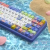 Wonderful Ocean 158 Keys PBT Keycaps Cherry Profile DYE-Sub Personalized for Cherry Gateron MX Switches Mechanical Keyboard