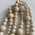 Wood Beads Garland with Tassels 3 sizes Prayer Beads Rustic Natural Wooden Bead String Wall Hanging custom wood craft