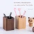 Import Wooden pen holder, multifunctional office supplies, large capacity desktop storage box, retro simple from China