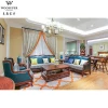 Woosuper solid wood sofa Sectional luxury living room furniture sets
