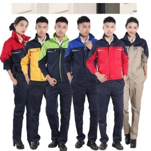 Workwear apparel uniforms workers uniforms garments Custom high quality professional work clothes worker uniform
