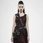 WS-326 PUNK RAVE Punk Women Waist Bag Steampunk Heavy Metal Belt Men Rock PU