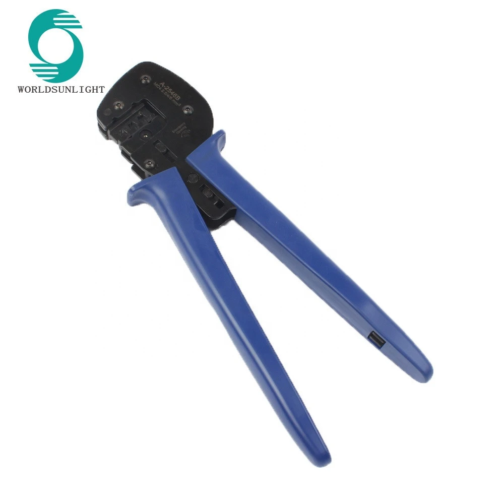 WSSTK-2  photovoltaic connector crimping tool solar energy terminal crimper wrench wire stripper pliers crimp range 2.5/4/6mm