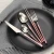 Import XMY Hongda European Style RestaurantFlatware Hotel 304 Stainless Steel Metal Cutlery Set from China