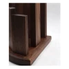 Yieryi High Quality Kitchen Accessories High Quality Natural Walnut Wood Knife Holder Magnetic Knife Block