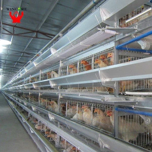 Yonggao Farming top1 quality fully hot dip galvanized H tier 4 layers chicken cage farm systems