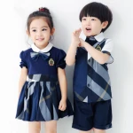 YY10001U Latest design custom made student uniform kids school uniform