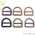 Import Zinc alloy shoes accessory D buckle metal anti-oxidation bags d ring parts/handbag adjustable buckle from China