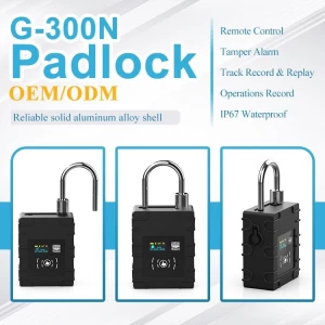 G300N GPS Tracker Padlock Oil Tanker Container Truck Smart Eseal Lock