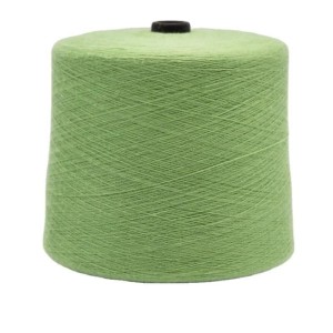 Solid acrylic yarn dyed 100% acrylic yarn bulk 28/2NM cone cashmere like acrylic yarn for knitting crochet