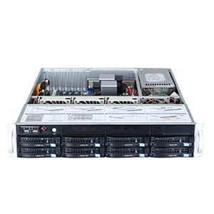 2u rack dual xeon E5-2620V2 CPU 16G RAM 2T HDD 8Bay storage server