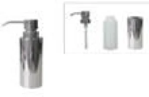 Stainless steel (18/8) cylindrical emulsion bottle XY0510  (Sanding)