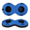 Heavy Duty 2 Person Winter Snow Tube with Premium Canvas Cover