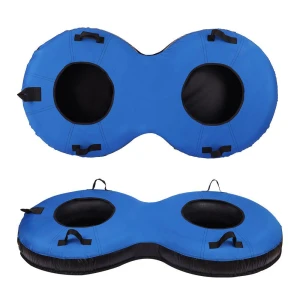 Heavy Duty 2 Person Winter Snow Tube with Premium Canvas Cover